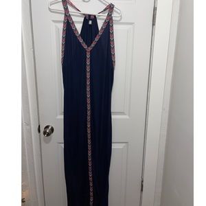 Atmosphere Maxi Dress Navy Blue Size Medium